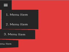 css3, flip out, menu, Off Canvas Menu, thu thuat css